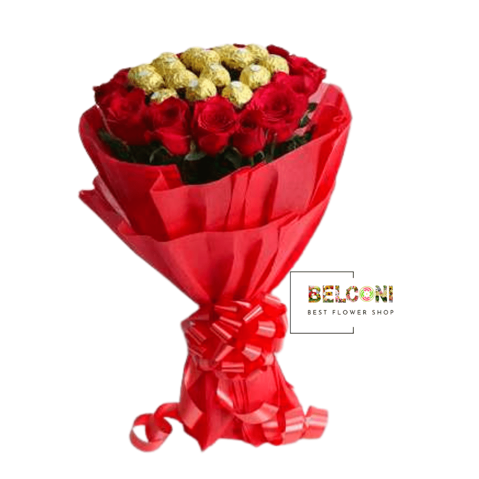 small chocolate bouquet