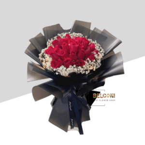 Romantic red roses bouquets