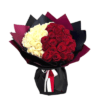 Red and White Rose Bouquet