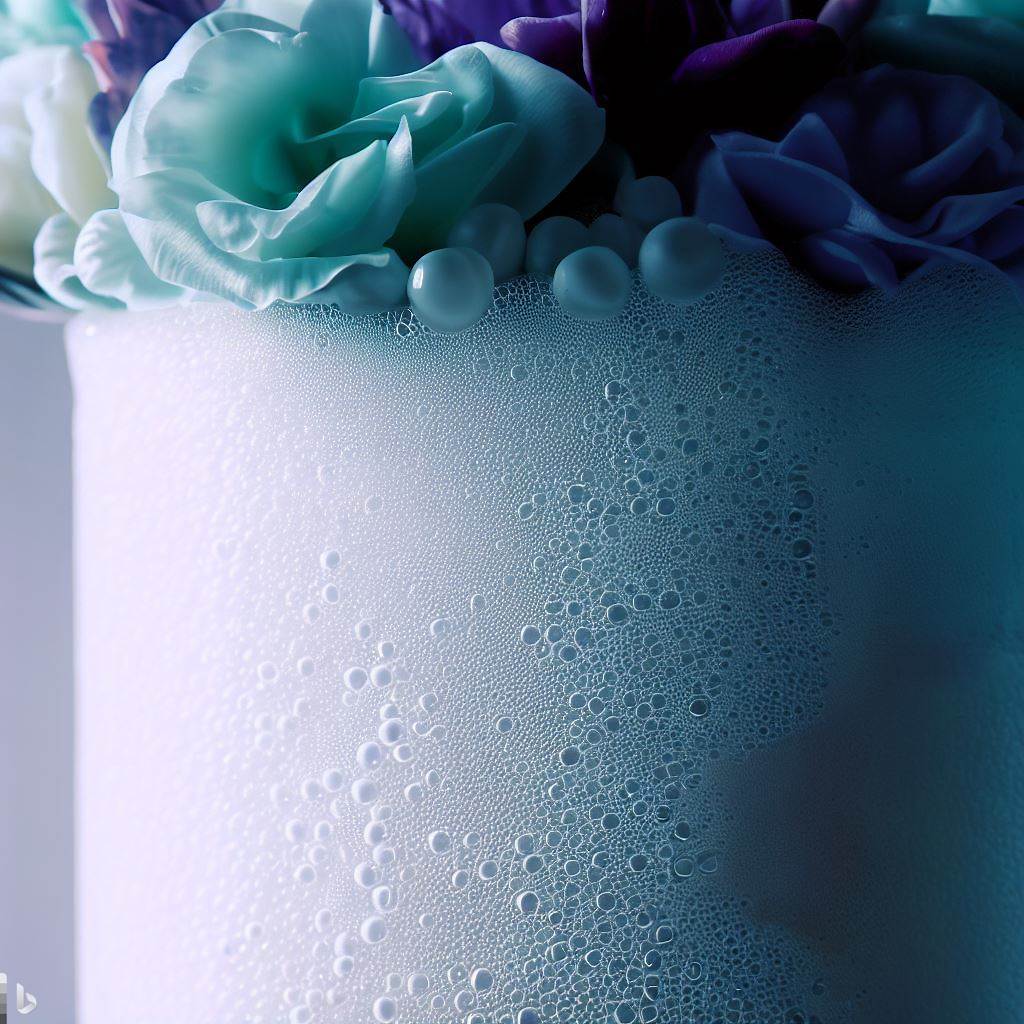 Floral foam or a water-filled vase: