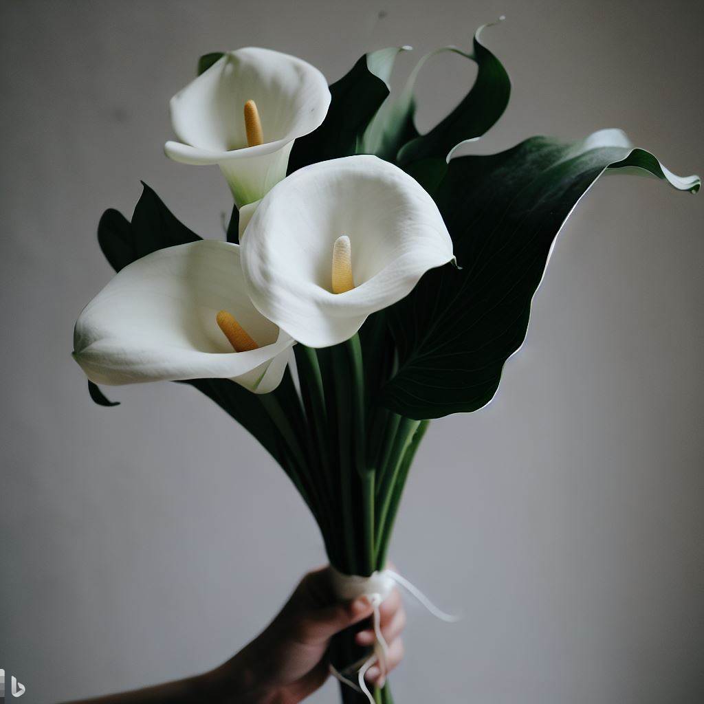 Calla Lily Hand Bouquet