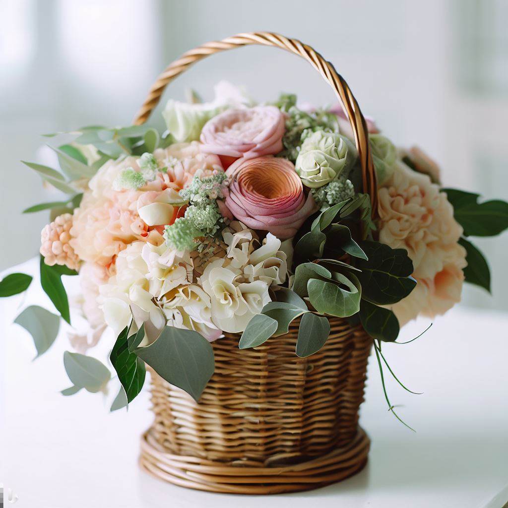Basket Design for Bouquet