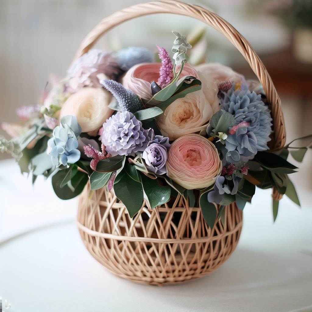 Basket Design for Bouquet