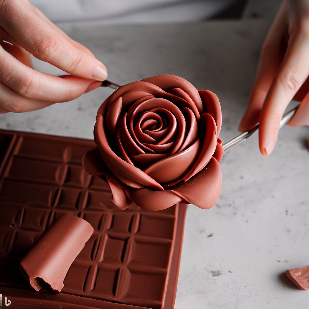How To Make Chocolate Roses With A Mold
