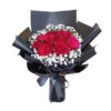 Red roses Flower bouquet.