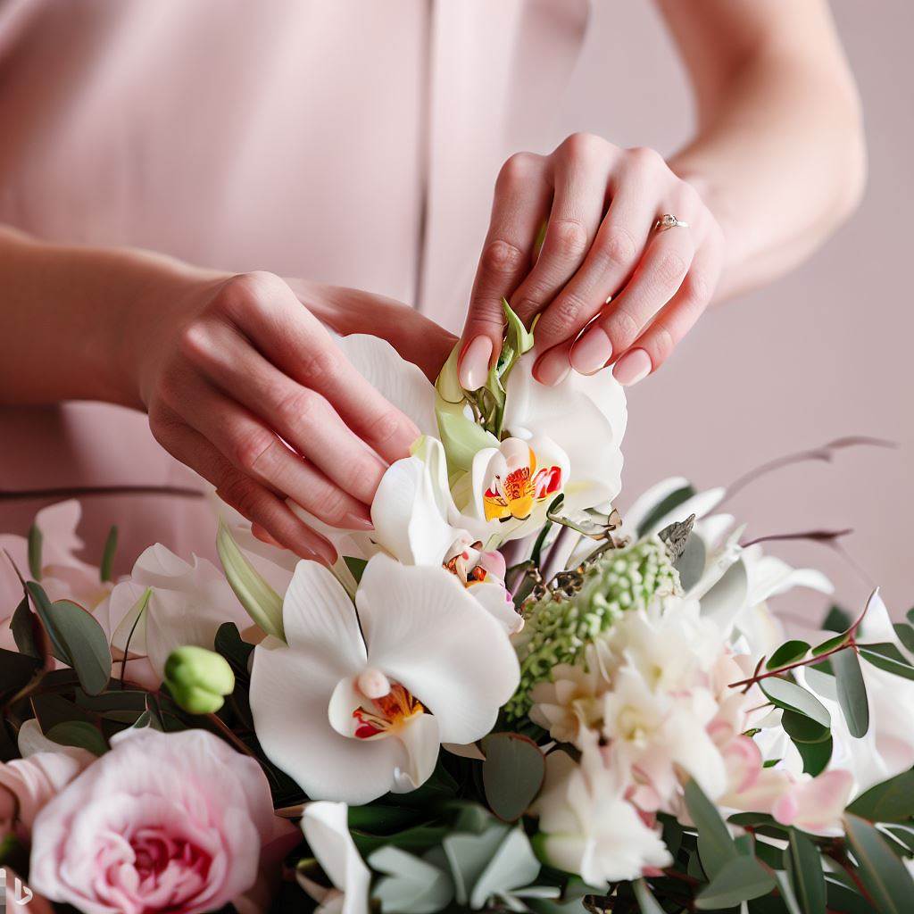 How To Put Orchids in A Bouquet