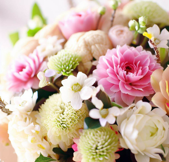 Japanese Flowers Bouquet 
