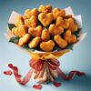 Valentines Day Chicken Nugget Bouquet
