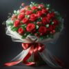 Red Rose Bouquet For Valentine's Day