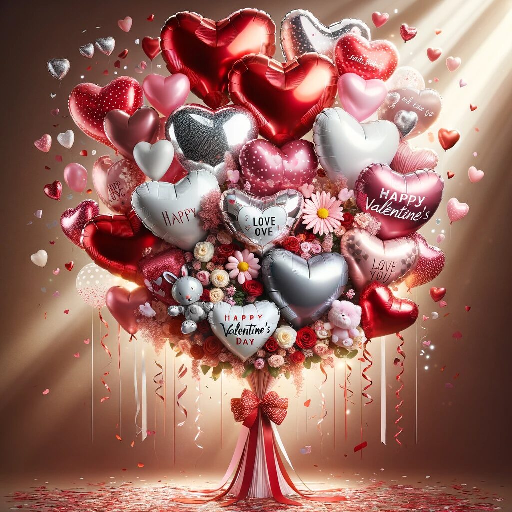 Valentine's Day Balloon Bouquets