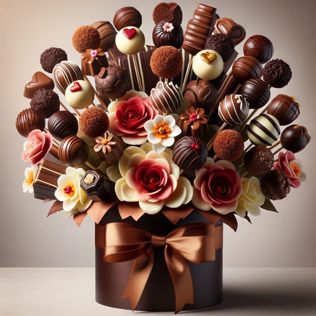 Valentine's Day Chocolate Bouquet