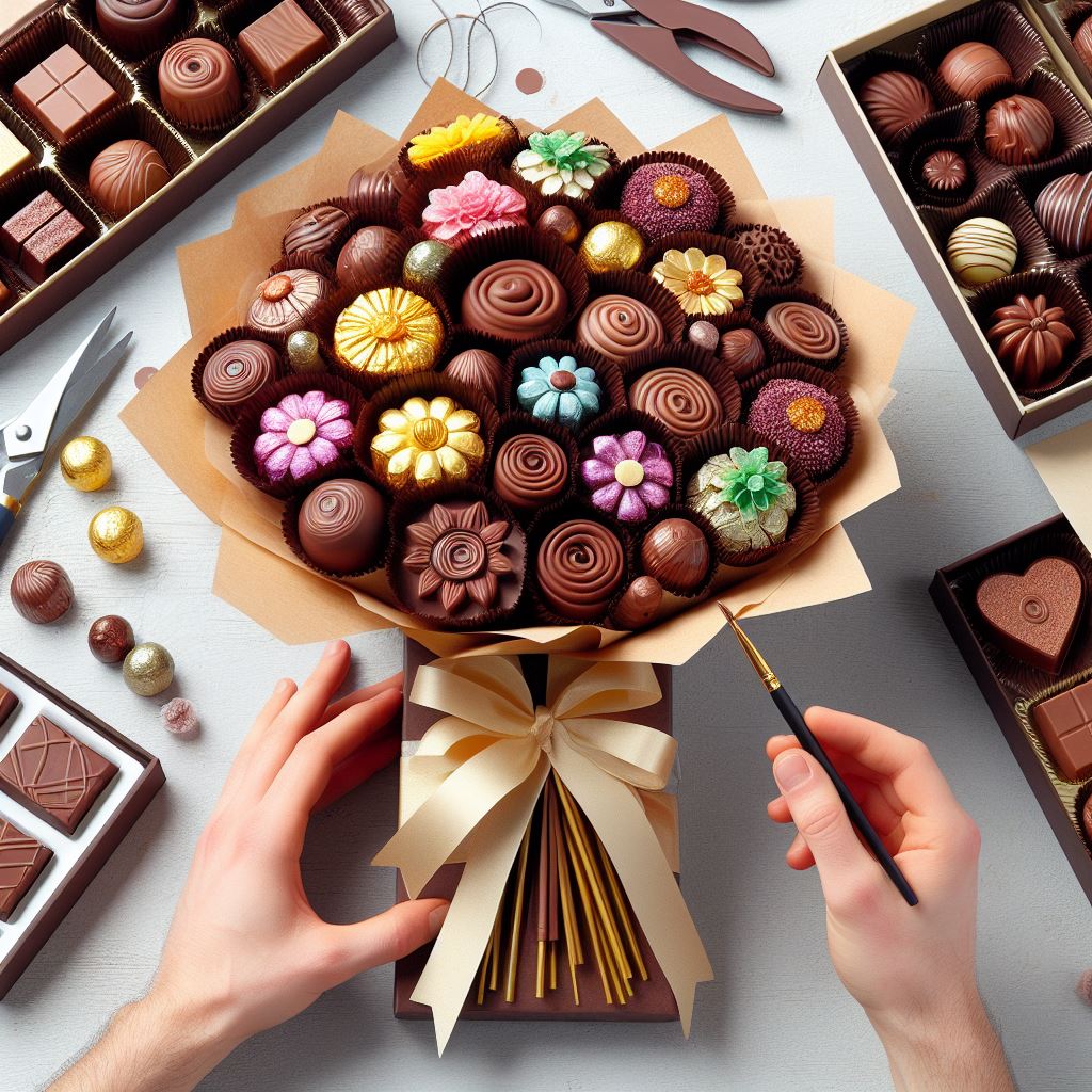 How to Make Chocolate Bouquet Boxes